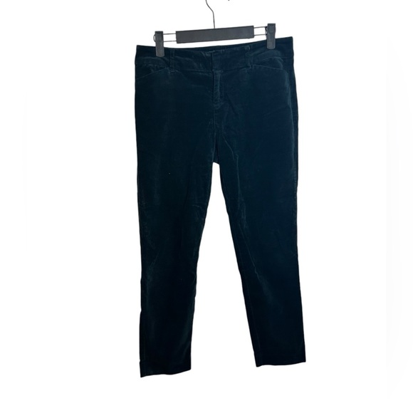 Old Navy Forest Green Velour Pixie Ankle Pants - Picture 1 of 5
